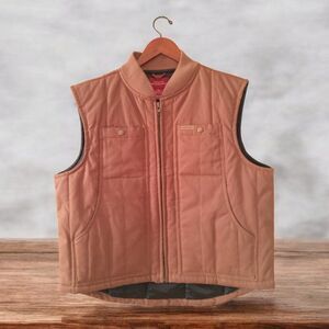 Traditional Duck Skoops NYC Insulated Men Vest Size XL Brown